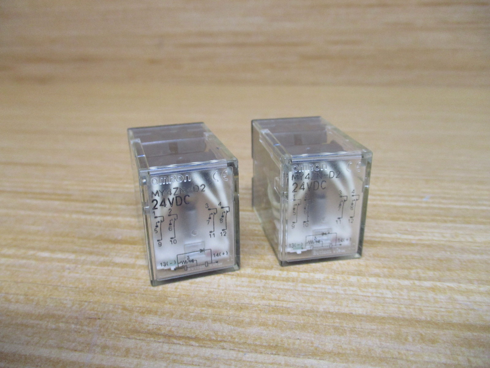 Omron MY4ZN-D2-24VDC Relay MY4ZND224VDC (Pack of 6)