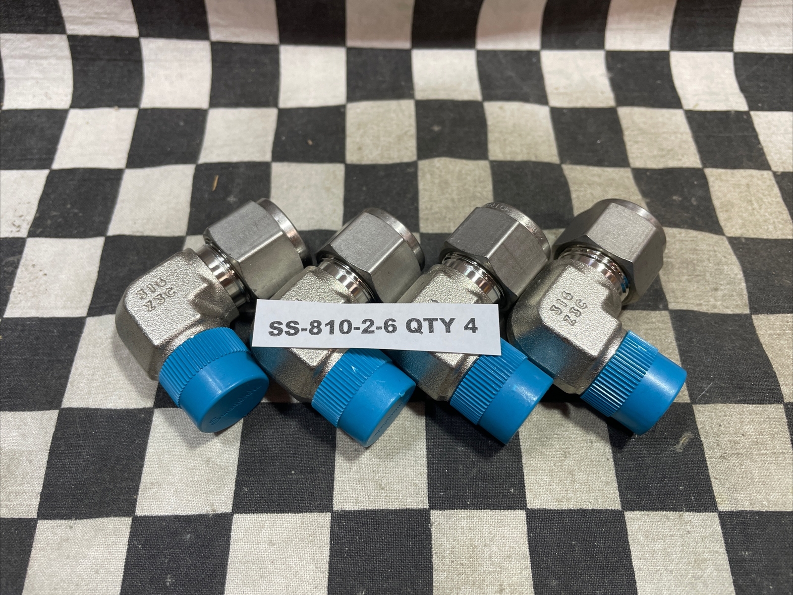 SWAGELOK SS-810-2-6, SS-810-2-4, SS-600-2-6, SS-600-2-4, LOT OF 9#163916