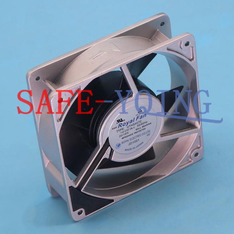 1PCS New ROYAL FAN UTHS457C Metal Cooling Fan AC 230V 20/18W