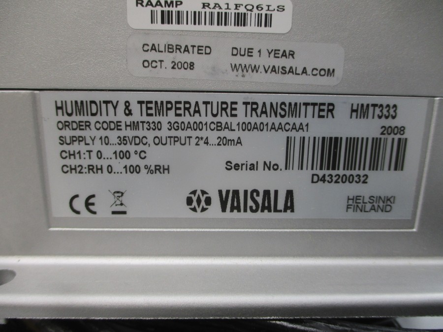 VAISALA HMT333 3G0A001CBAL100A01AACAA1 10-35VDC NSMP