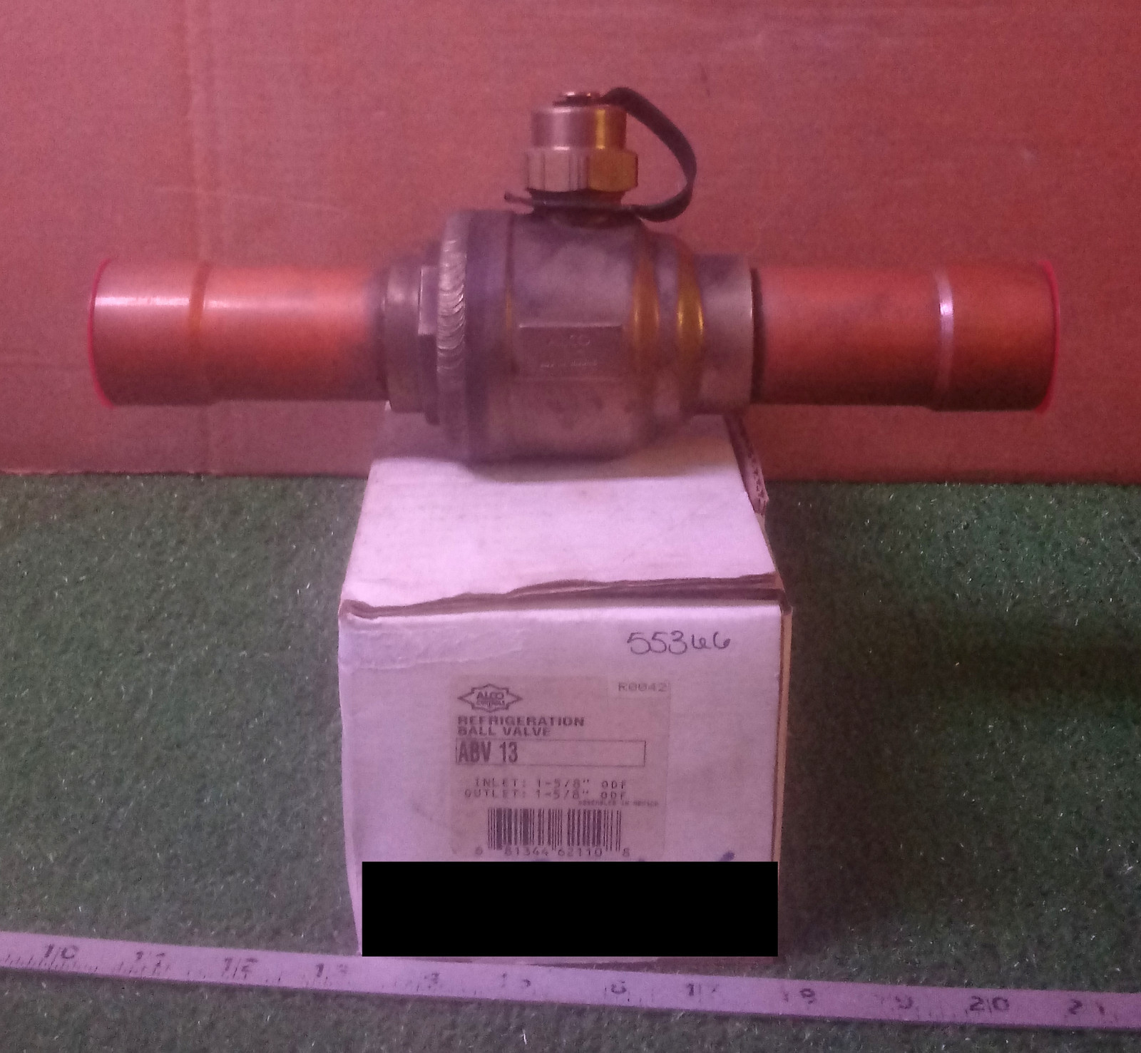 1 NEW ALCO ABV 13 HERMATIC REFRIGERATION BALL VALVE NIB ***MAKE OFFER***