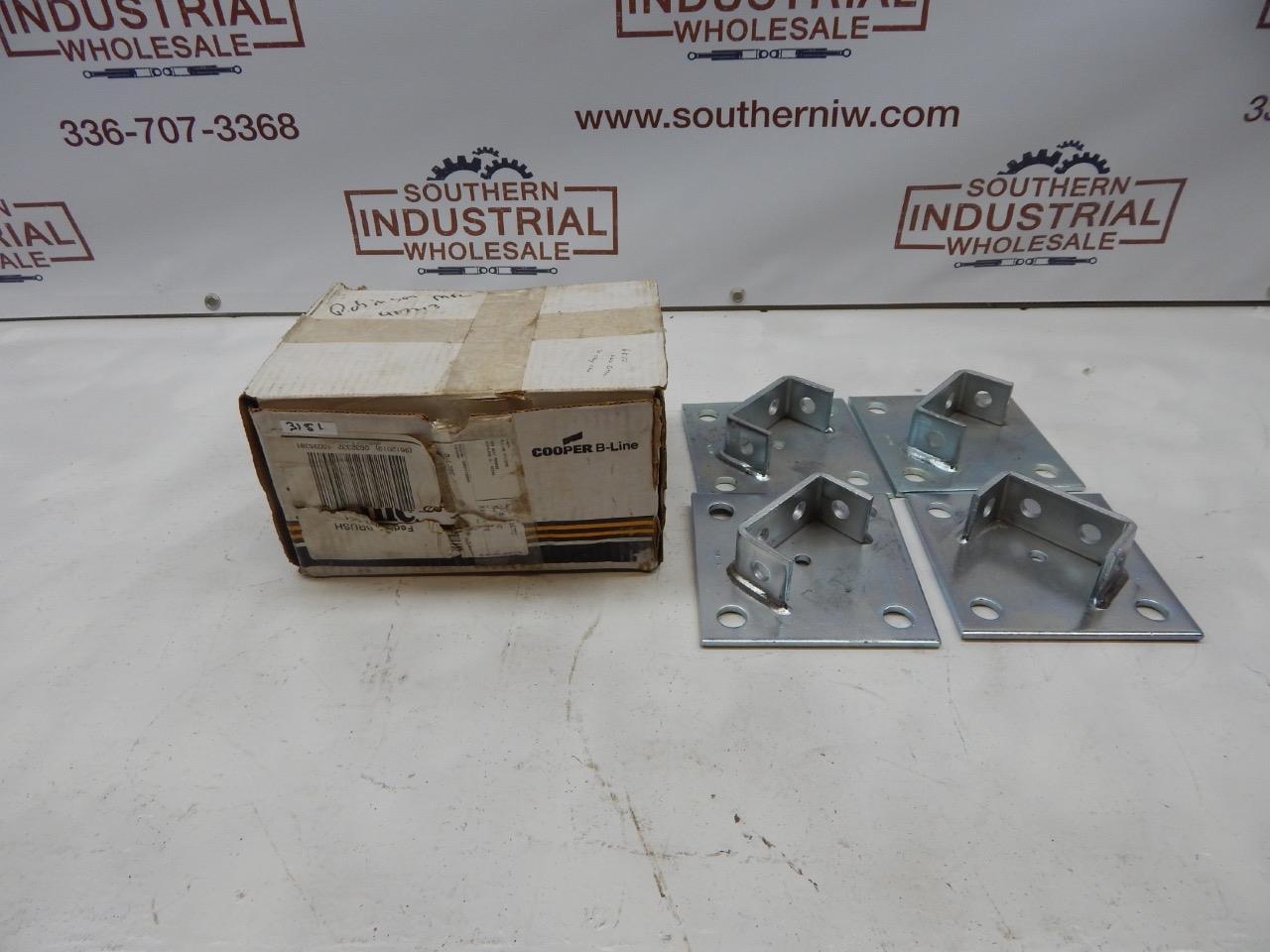 Cooper B-Line B281A-ZN Post Base; ASTM A907 Steel, Electro-Plated Zinc