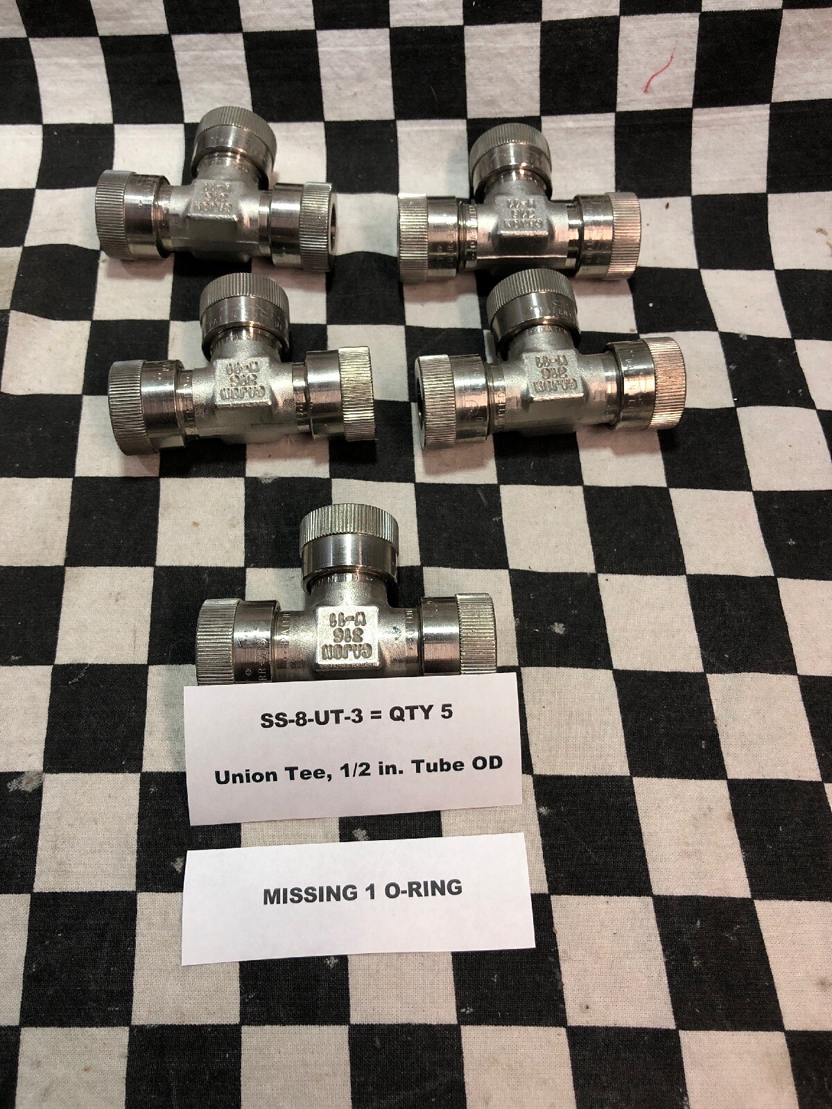 12x NUPRO SS-8-UT-3 & SS-6-UT-3 & SS-6-UT-3 & SS-4-UT-6 & SS-4-UT-A8 #138Q4