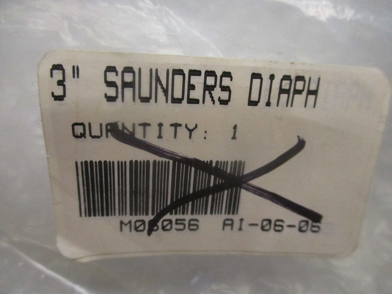 SAUNDERS M05056 DIAPHRAGM 3″ NSNP