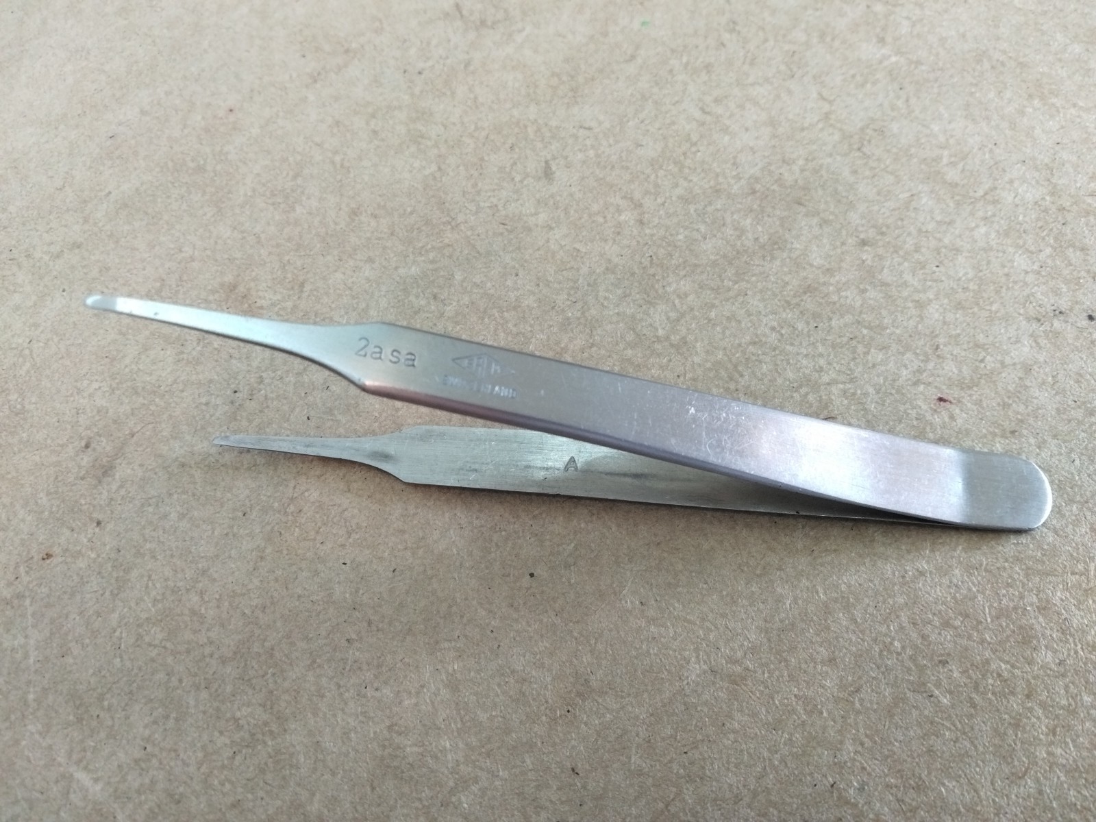1x Weller Erem 2ASA Tweezers Stainless Antimagnetic Anti-Acid Swiss –
