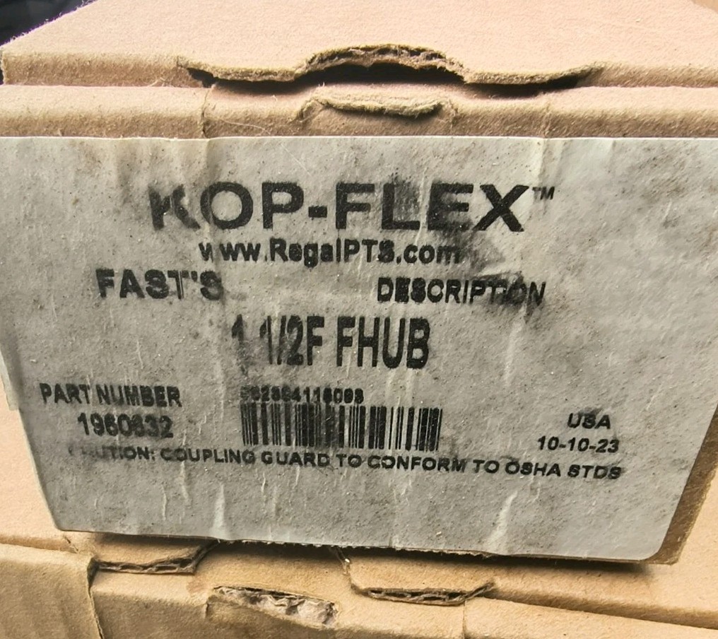 Kop-Flex 1.5 FBPL Spacer Coupling Kit 27991573-01 1960640 1960632 New NOS