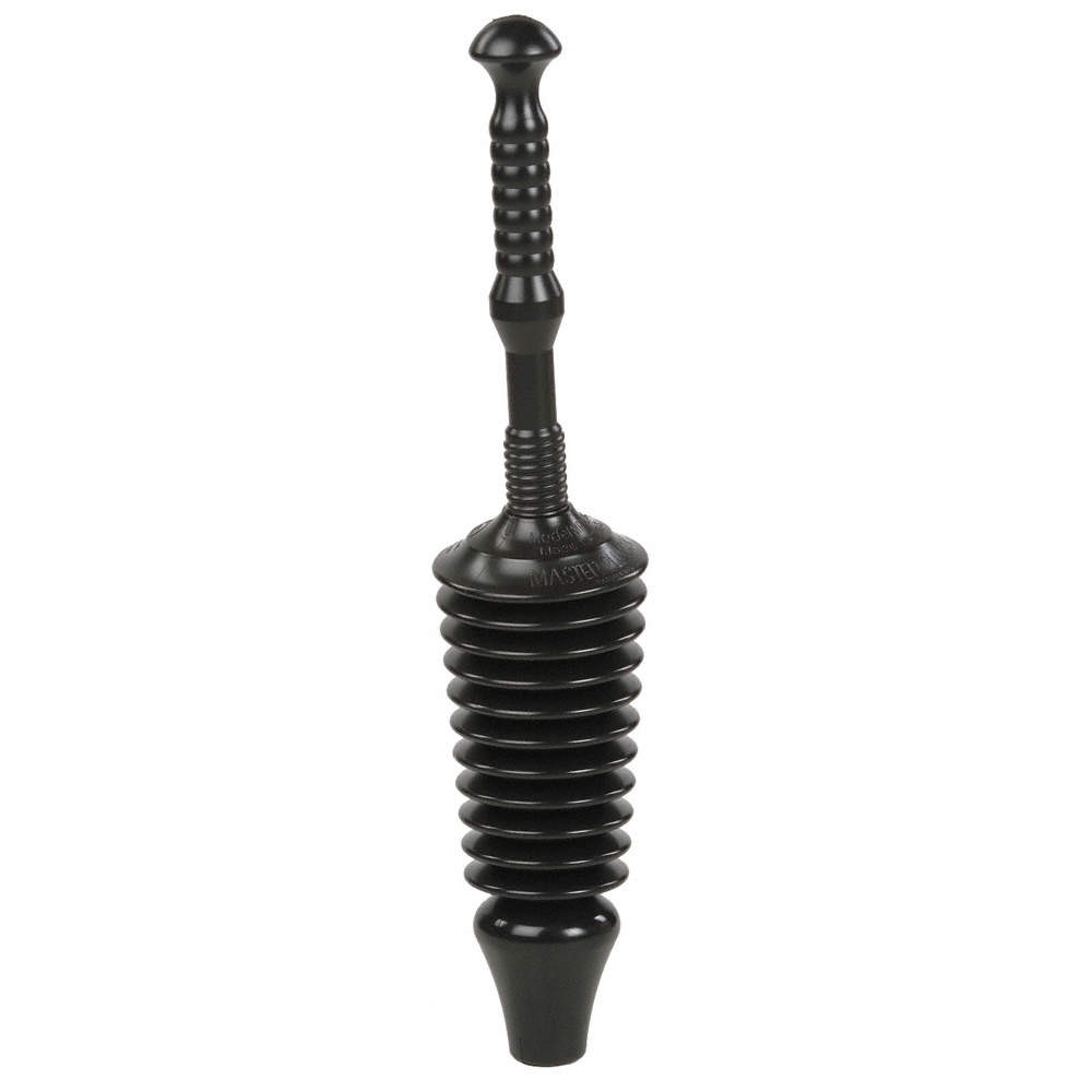 GRAINGER APPROVED 12G691 Accordion Flange Plunger,11 1/4 in HandL 12G691