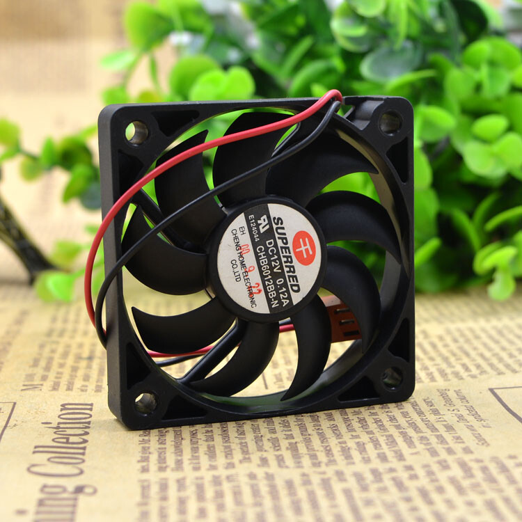 1PC NEW for SUPERRED 6010 CHB6012BB-N 12V 0.12A CPU6CM fan