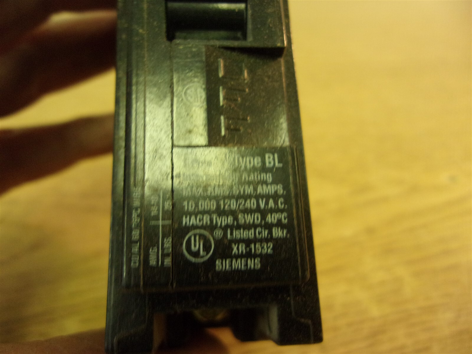Siemens B120 1-Pole 20A Circuit Breaker “42” *FREE SHIPPING*