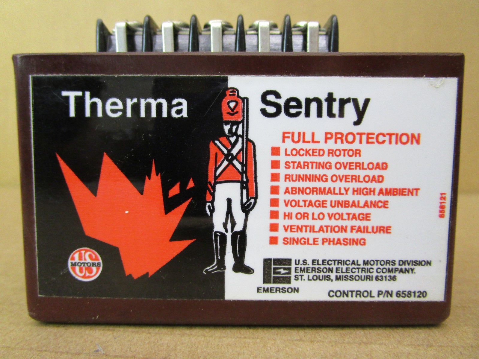 U.S. Electrical Motors Emerson Electric Therma Sentry Control 658120 51864NADC