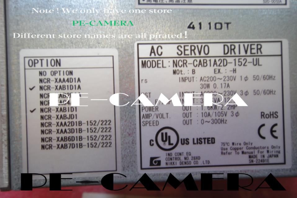 1PCS NCR-CAB1A2D-152-UL (3-month warranty/SHIP Fedex)