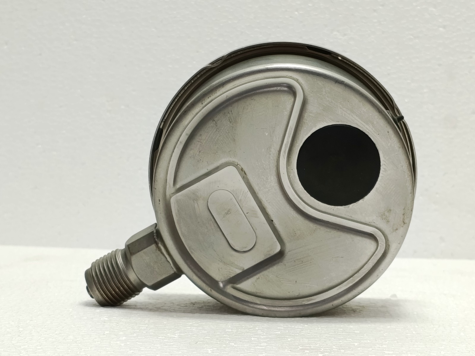 GEFICO PRESSURE GAUGE 21907 0 TO 10 BAR AISI 316 63MM BACK MOUNT 1/4 BSP NEW