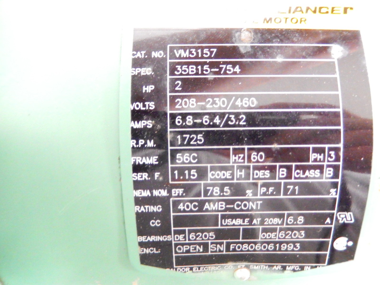 TACO 1919C1E1 7.7 Centrifugal Pump with Baldor WM3157 Motor 2HP 3PH 1725 RPM