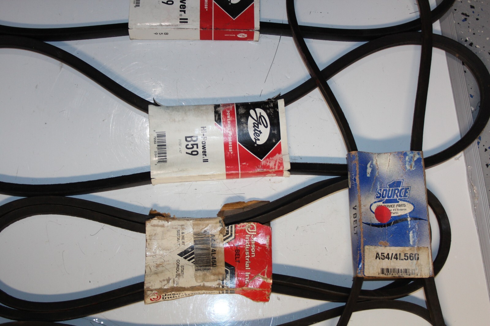 NOS Gates B59 A46 A48 A44 A54 4L480 4L460 HI-POWER II V-Belt LOT