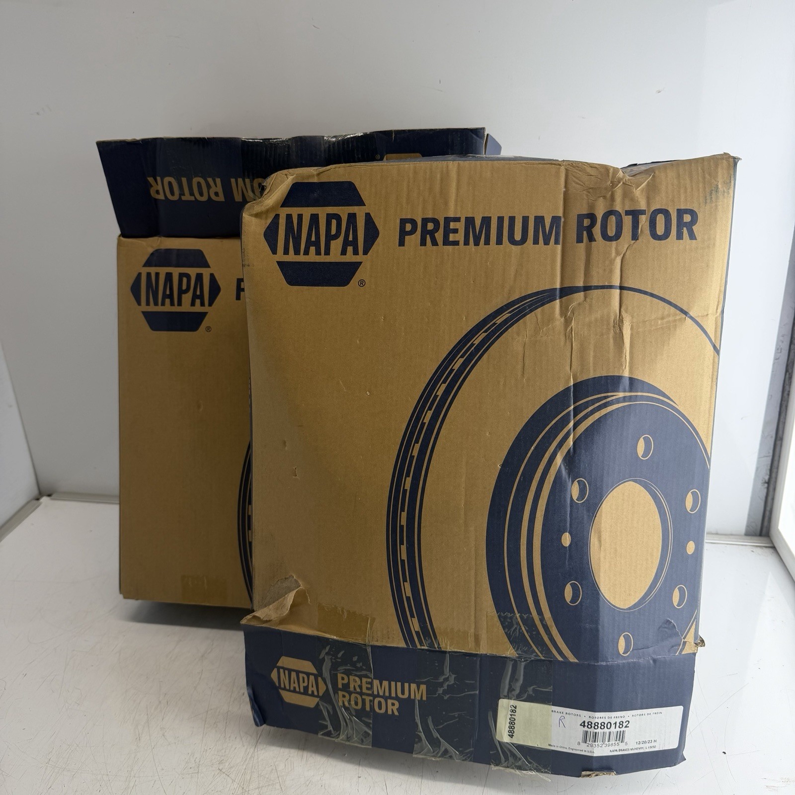 NAPA 48880182 Brake Rotors Set (2) New Open Box Chrysler Dodge Jeep