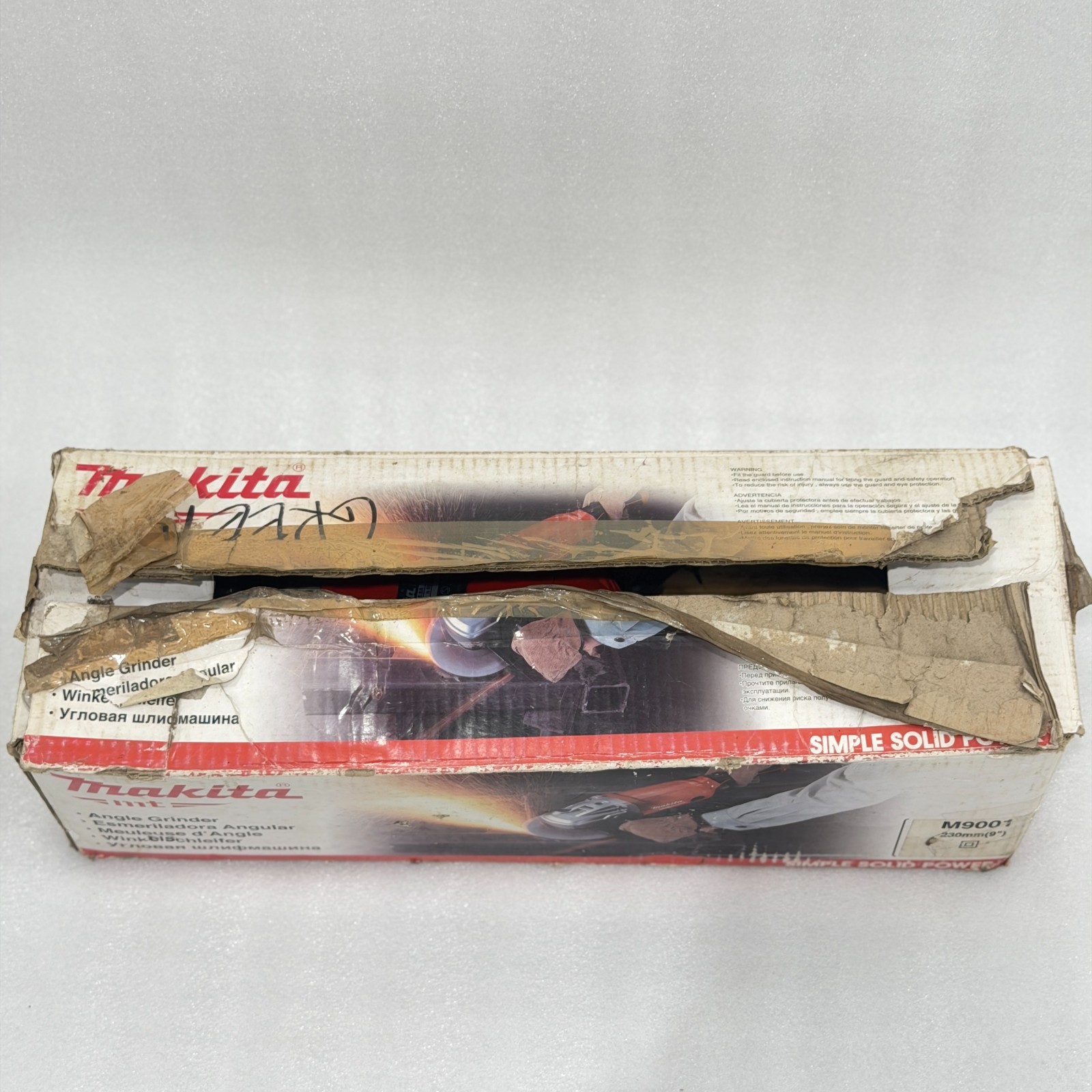 NEW MAKITA MT M9001 230MM 9 IN ANGLE GRINDER 2000W 6600 RPM 240V FASTSHIP FEDEX