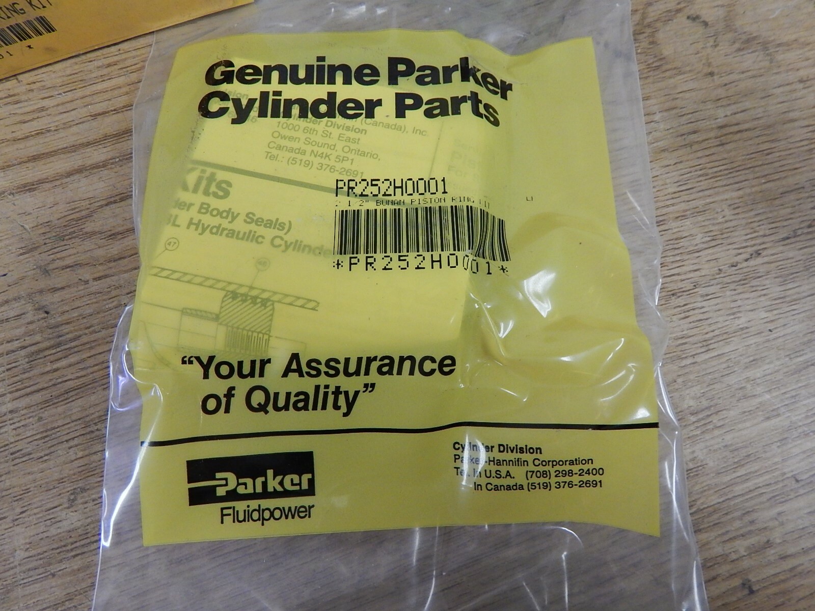 NEW Parker PR252H0001 2-1/2″ Bunan Piston Ring Kit *FREE SHIPPING*