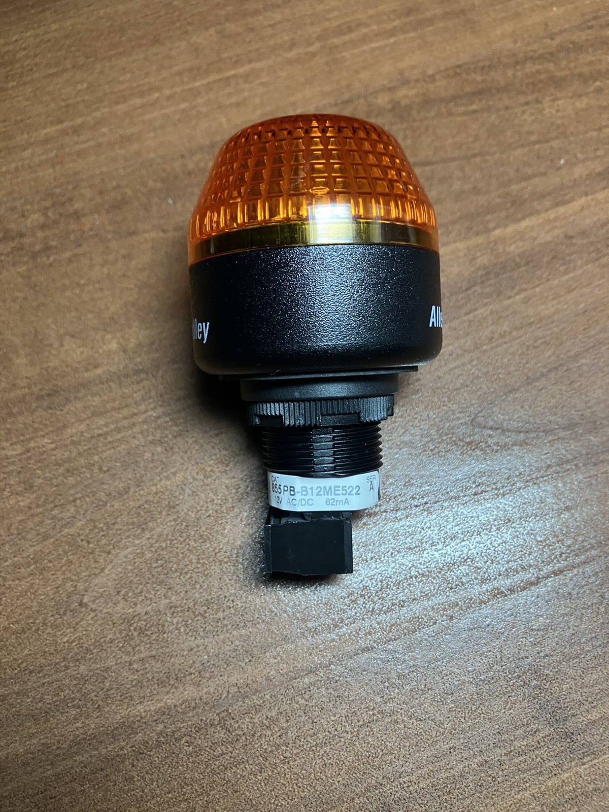 Allen-Bradley 855PB-B24ME522 LED Indicator Light Amber 24V AC/DC Working