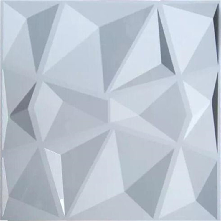 3D 12Pcs Wall Panels PVC Geometric Brick Art Design DIY 11.8″x11.8″ Wallpaper