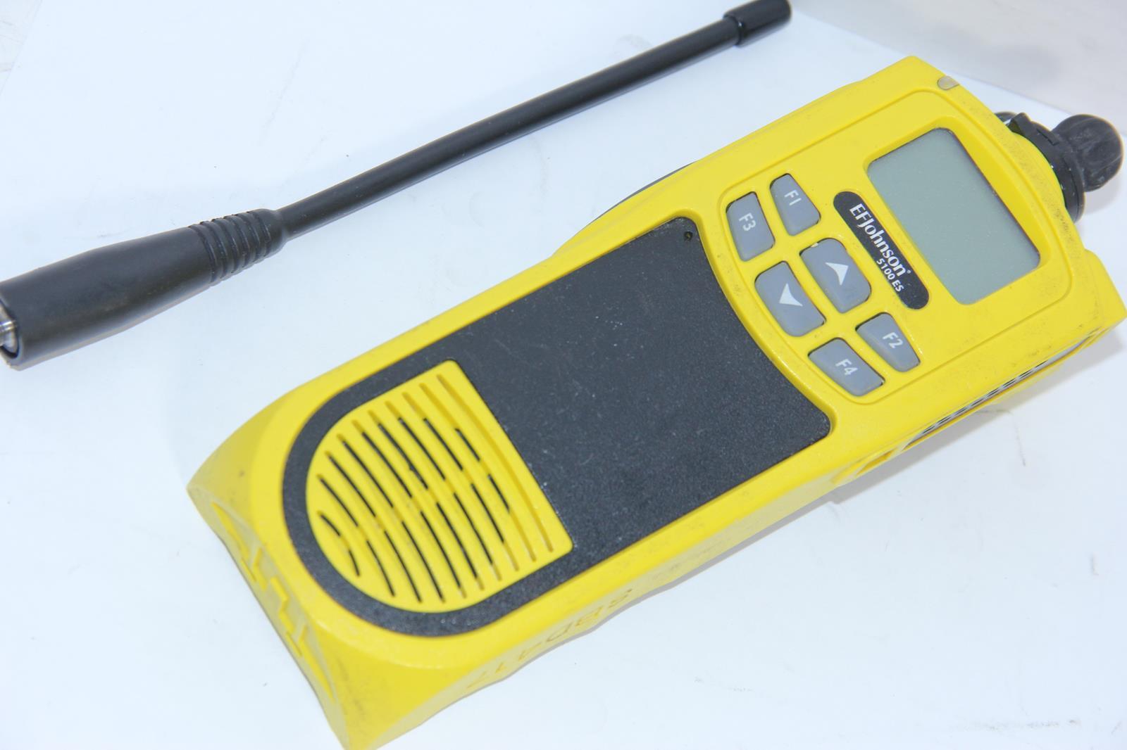 EFJOHNSON 5100 ESS 51FIRE ES PORTABLE RADIO YELLOW
