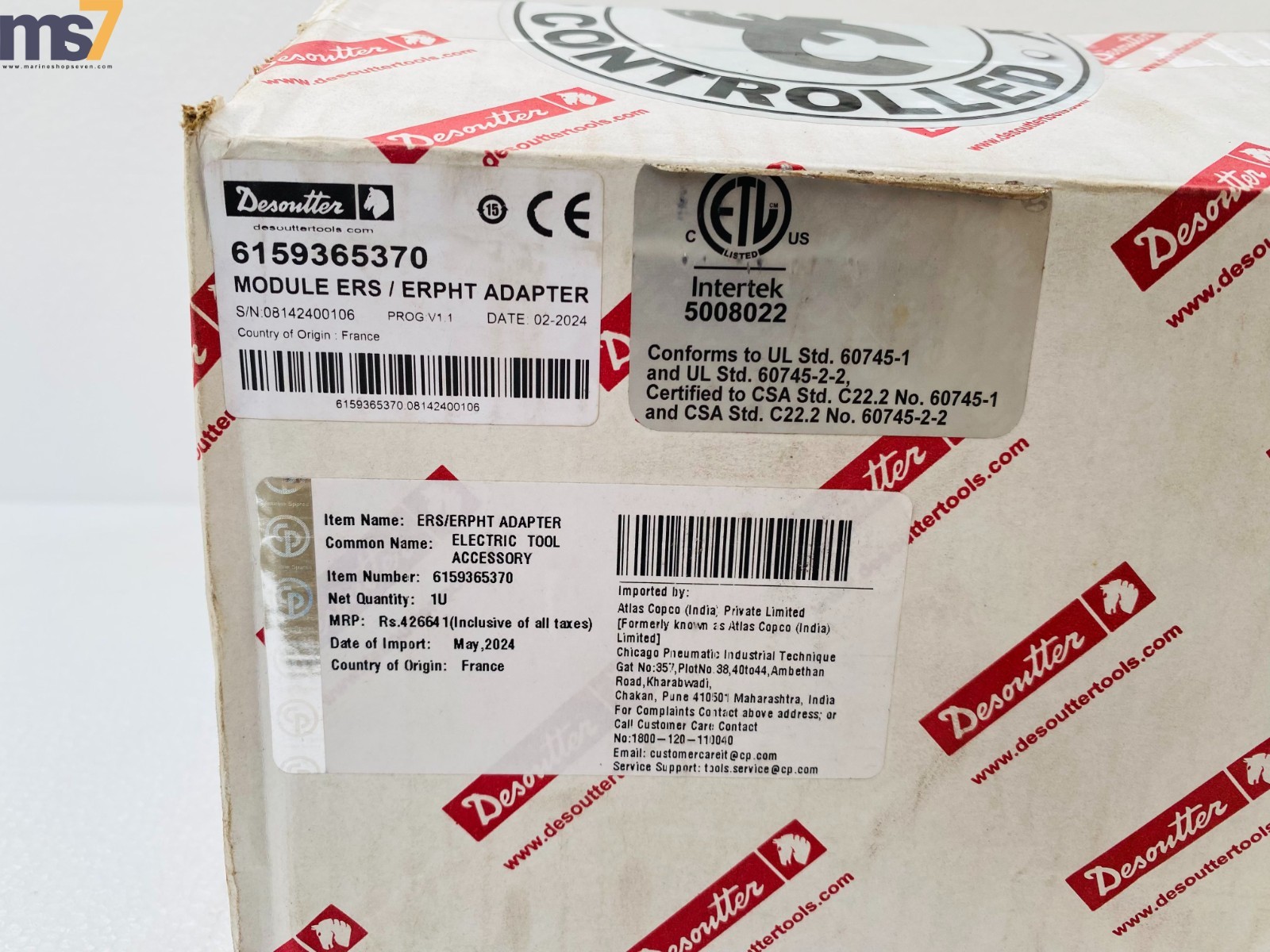 DESOUTTER 6159365370 MODULE ERS/ERPHT ADAPTER ELECTRIC TOOL ACCESSORY #NEW