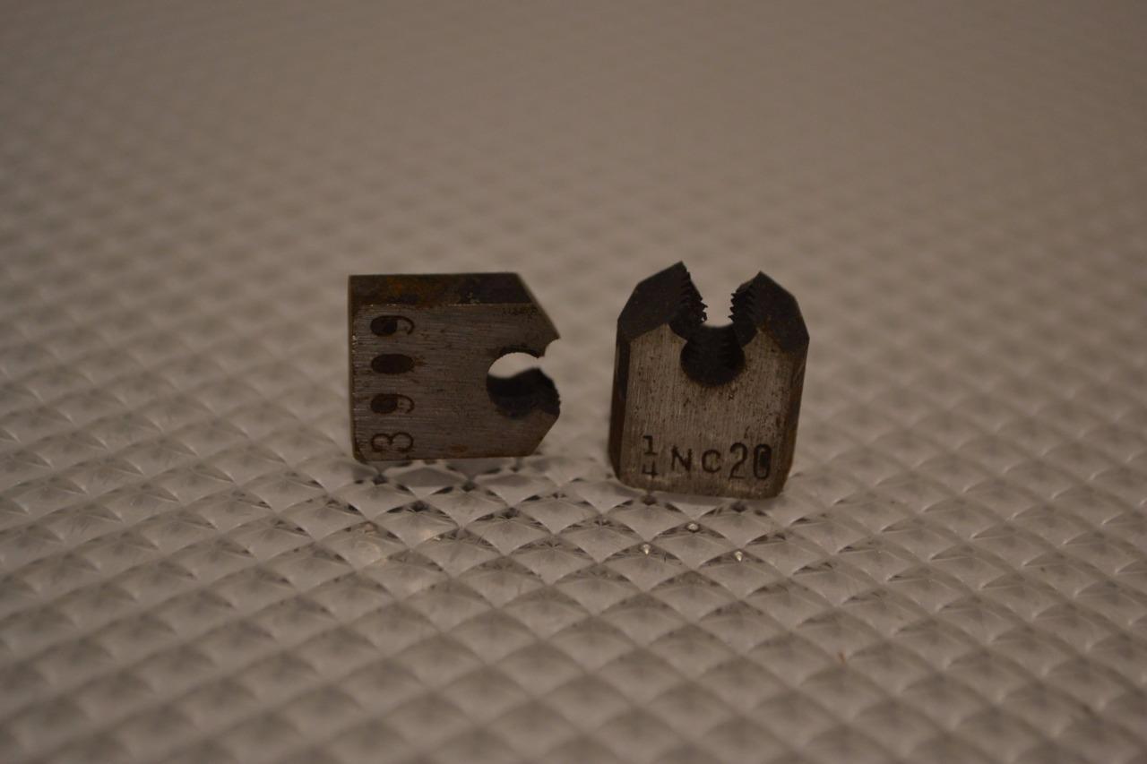 ONE NEW BUTTERFIELD DIE SET 3909 1/4NC20.