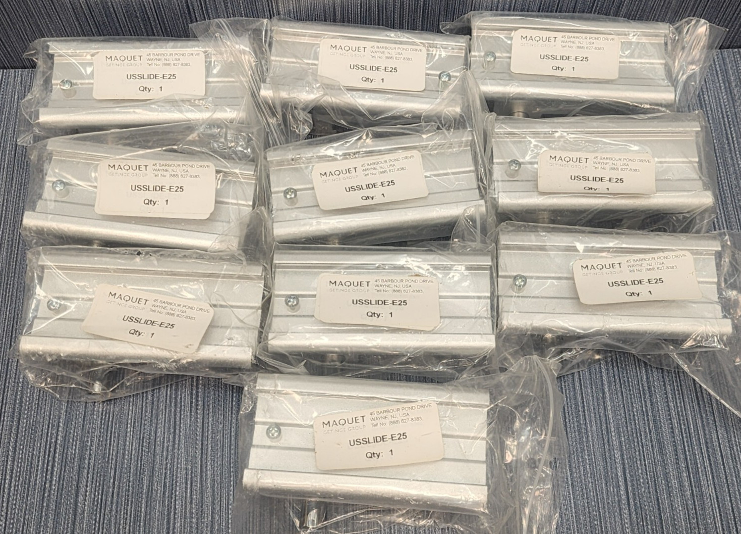 Lot of 10 x Getinge Maquet USSLIDE-E25 Operating Table Slides