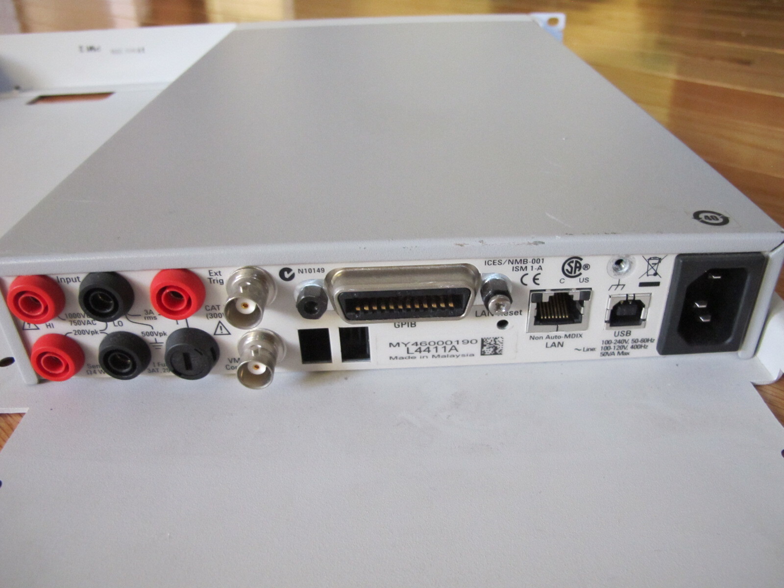 HP Agilent Keysight L4411A 6.5 Digit Rack Mountable Multimeter