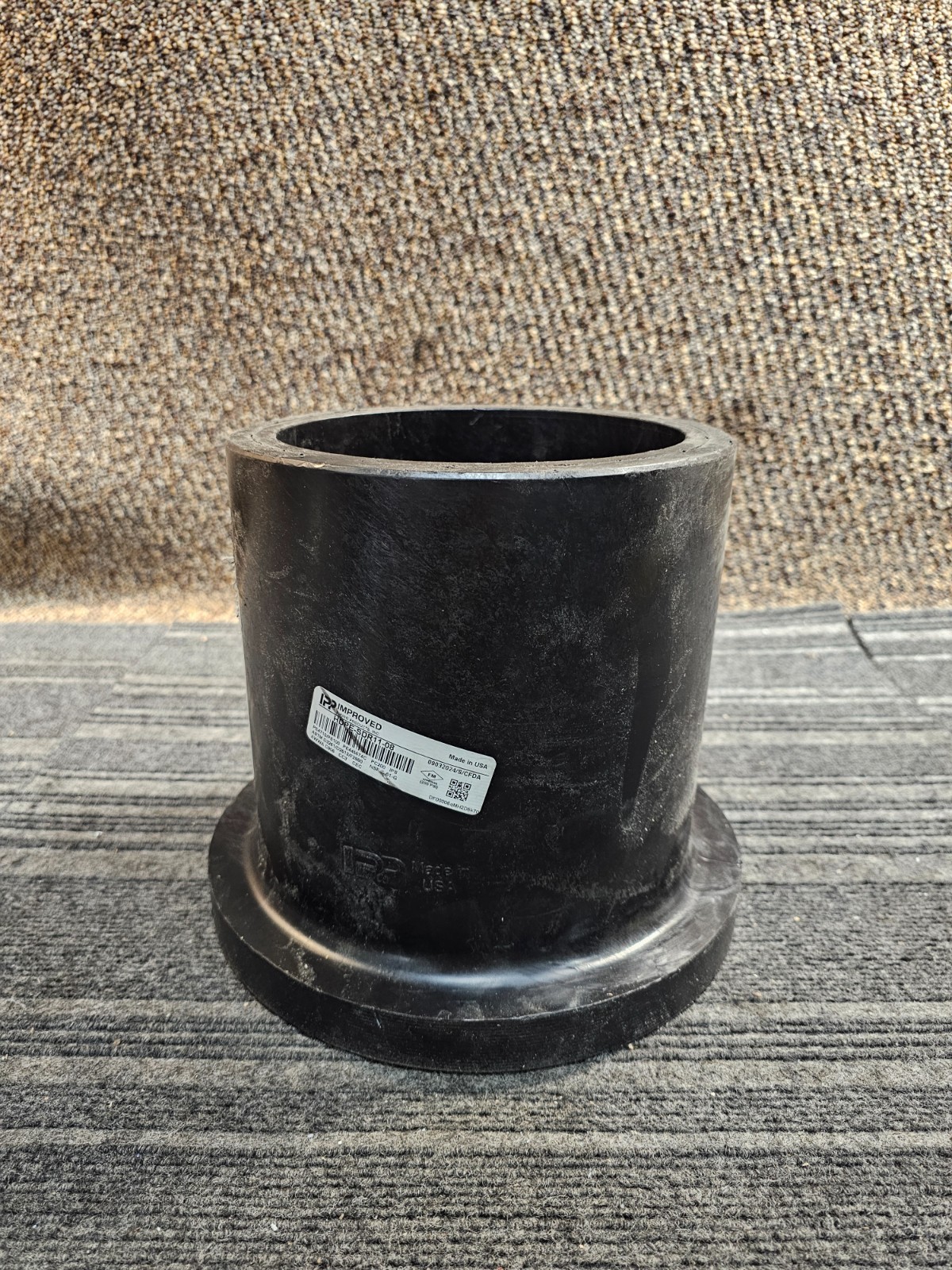 PP IMPROVED HDPE-SDR11-08 Butt Fusion Polyethylene Flange Adaptor PE4710/PE100