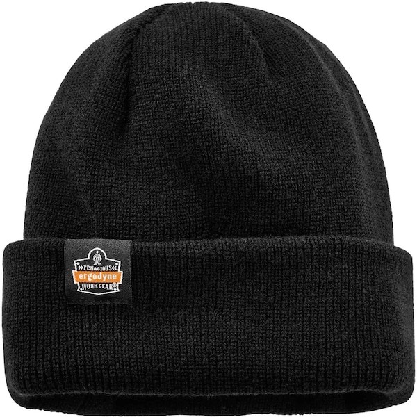 Ergodyne 6811Zi Knit Cap With Bump Cap,Universal,Black