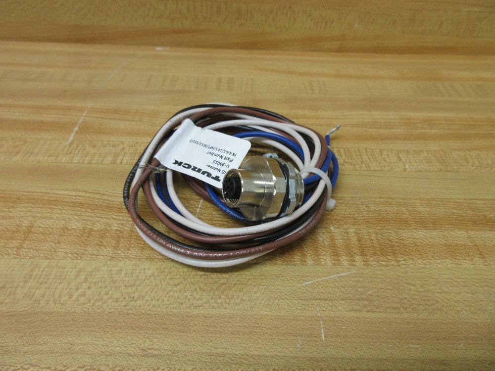 Turck FK 4.4-1/14.5/NPT/S613/S3153 Receptacle U-93015