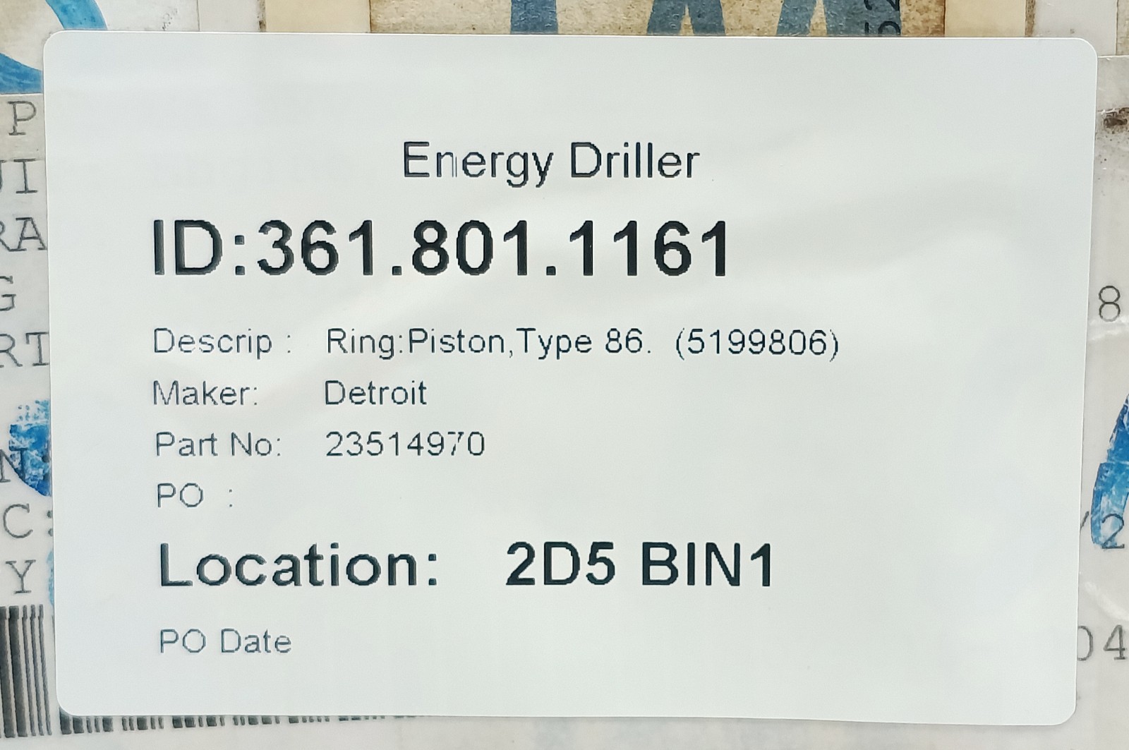DETROIT DIESEL 23514970 TRUNK ENGINE PISTON RING SET 5199806 OEM NOS REPLACEMENT
