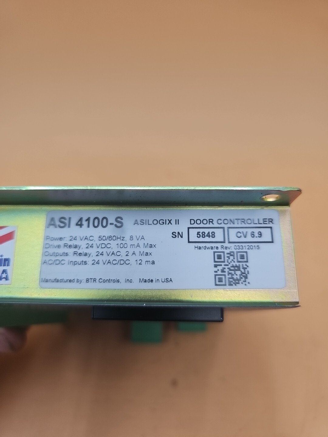 ASI DOOR Inc. ASILOGIX ASI 4100-S Door Controller.