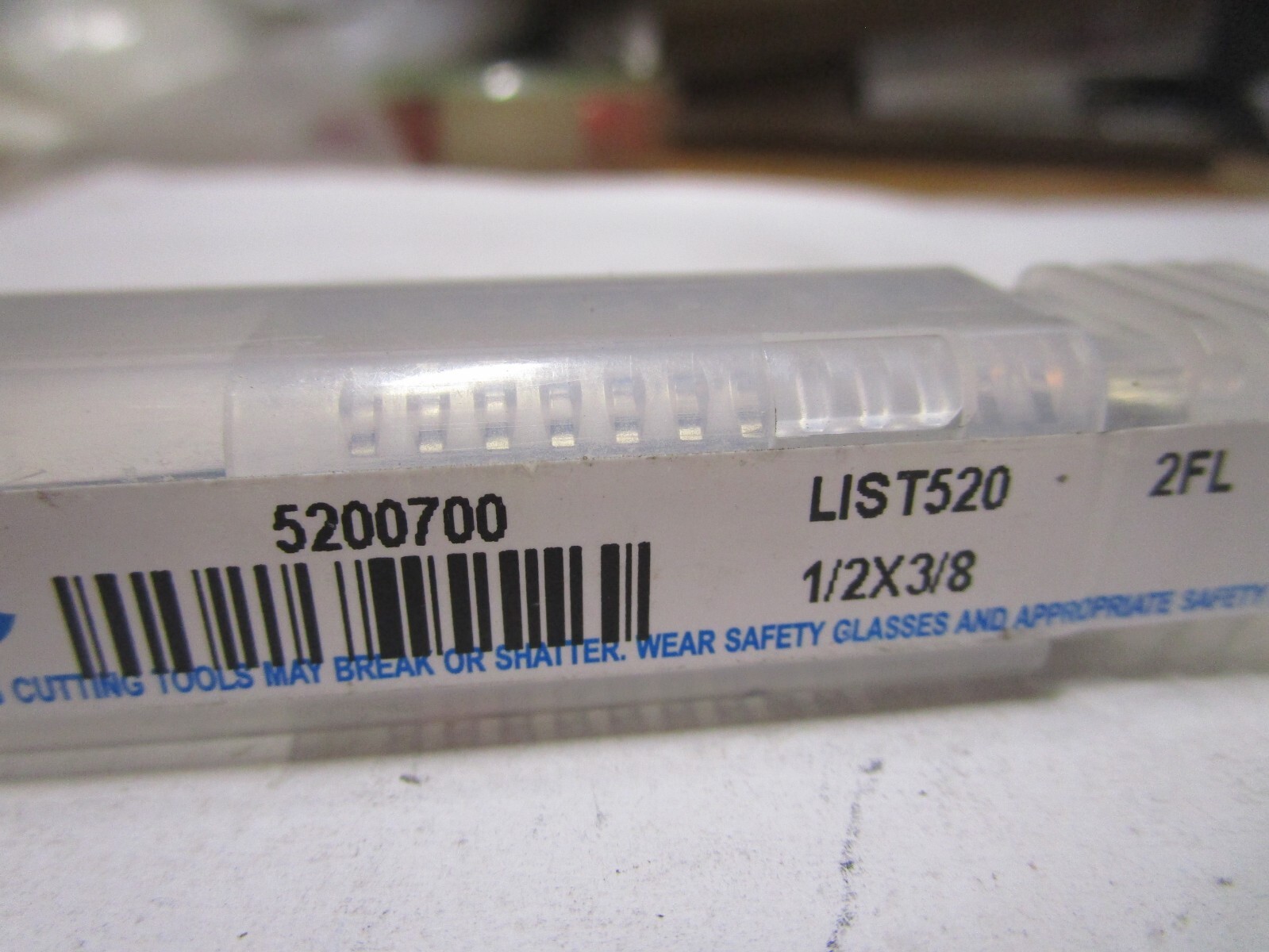 1/2″ x 13/16″ x 2-1/2″ OAL Cobalt HSS 30° Helix 2 Flute Bright End Mill