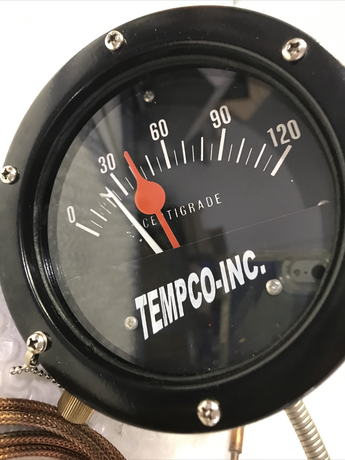 *New Tempco-Inc Temperature Indicating Switch Centigrade No Part No:# 0-120°