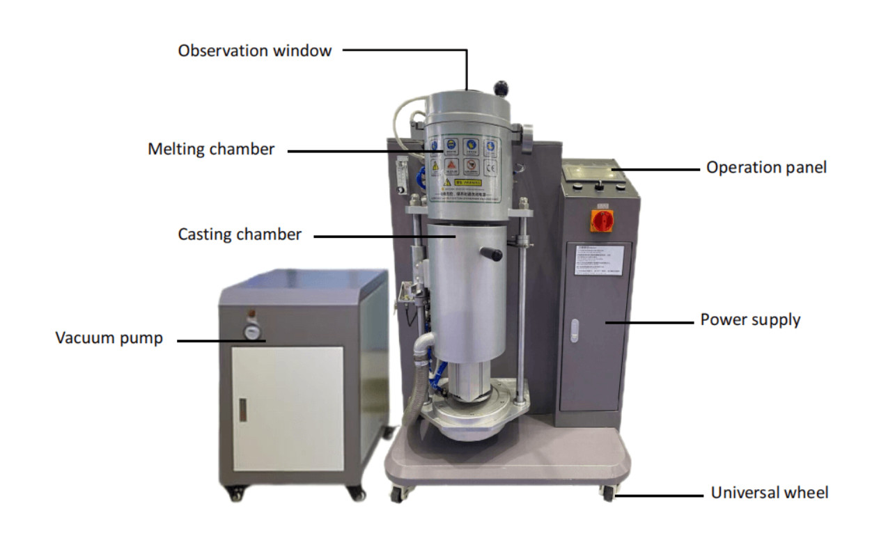 CDOCAST CDO-JP2 2kg Induction Vacuum Casting System – Jewelry / Precious Met