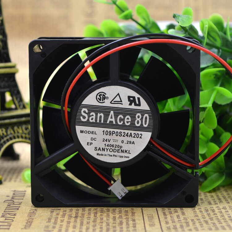1PC For Fan Sanyo 109P0824A202 8cm 8032 24V 0.29A Z#1
