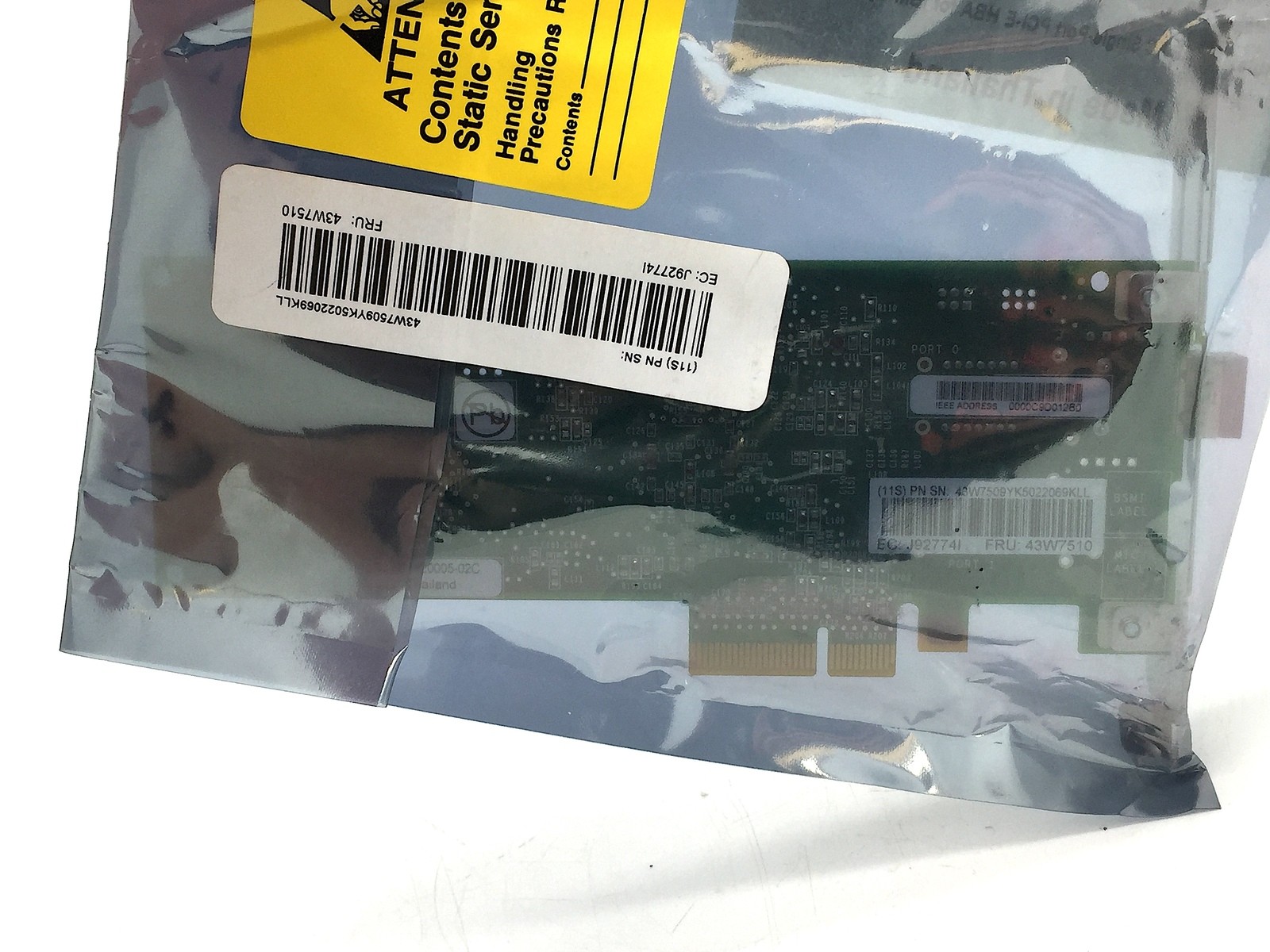 IBM Emulex 4GB FC Single Port PCI-E HBA 43W7509 Rev 4.0 for IBM System X