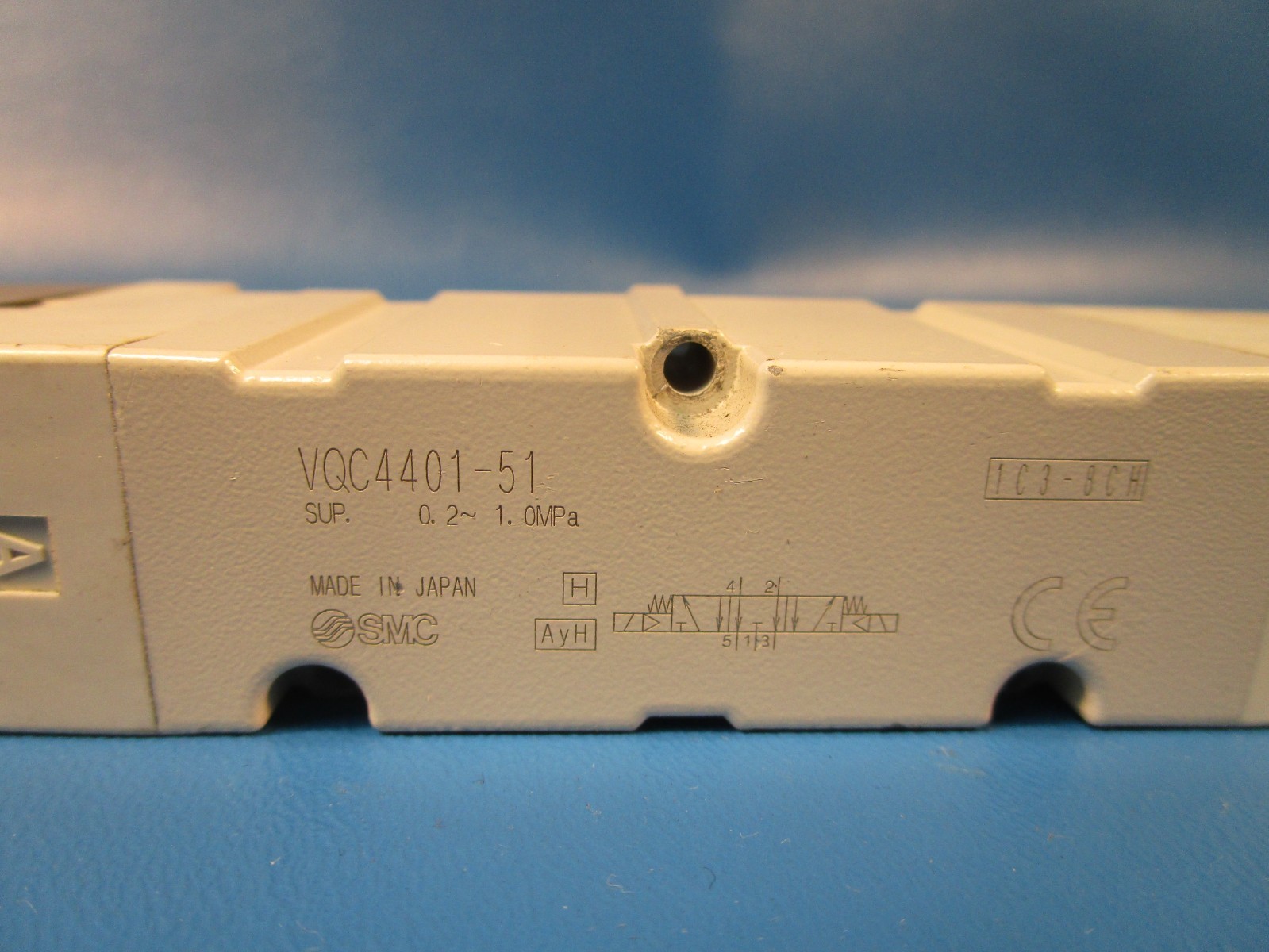USED SMC VQC4401-51, Solenoid Valve, 5-Port, Series: VQC, 0.15 to 1 MPa Pressure