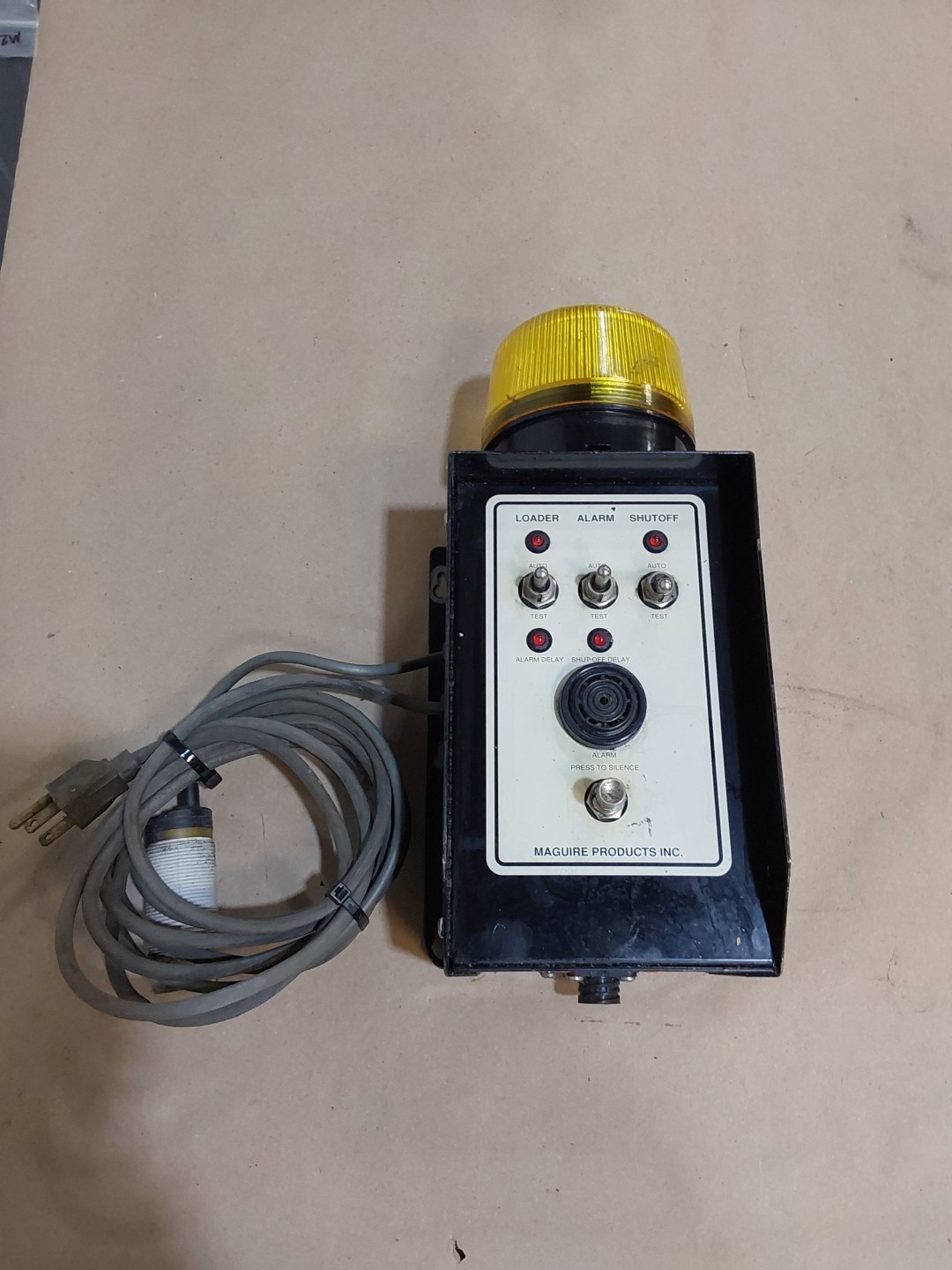 MAGUIRE Loader Control Box w/ Alarm MPL-A Used #69726