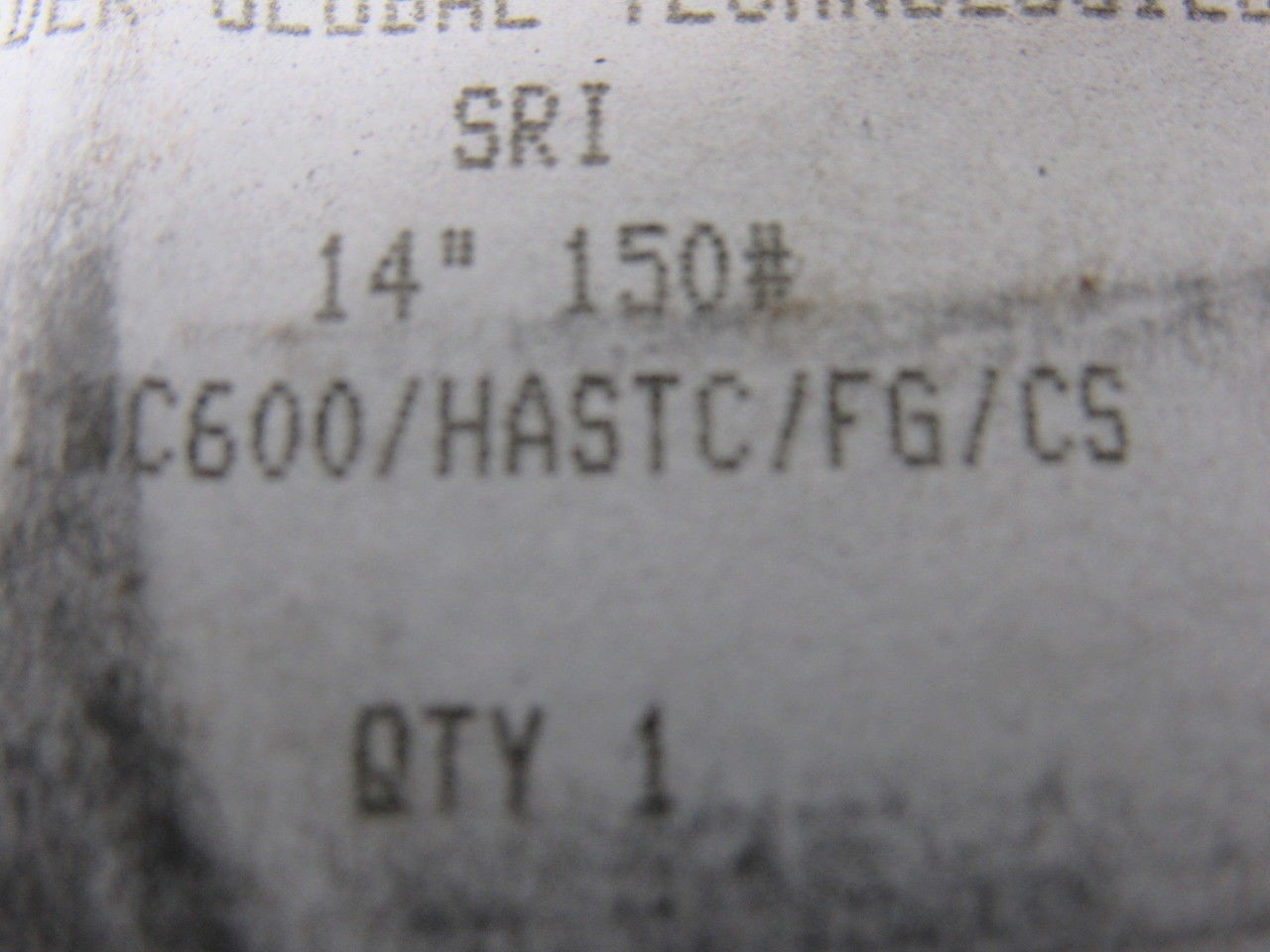 Leader INC600/HASTC/FG/CS 14″ #15 Spiral Wound Gasket Lot of 2
