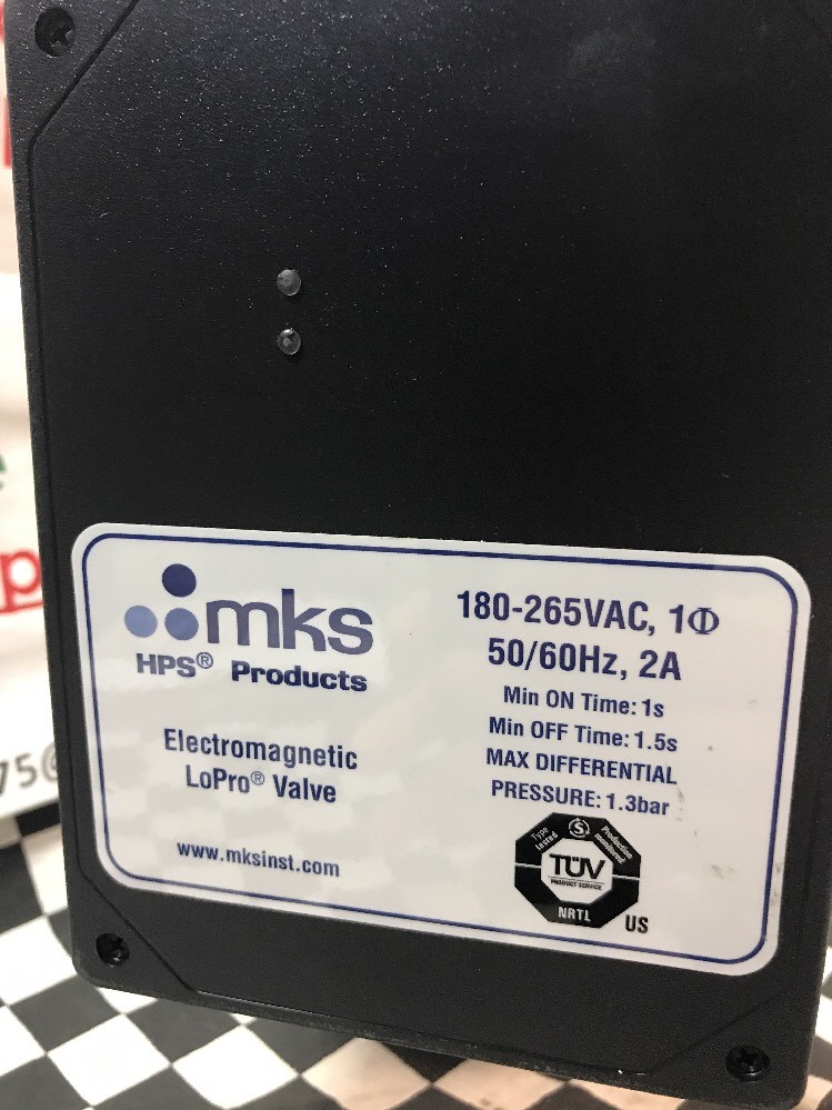 MKS HPS ELECTROMAGNETIC LoPro ANGLE VALVE, KF-40, 99J0384, SHIPSAMEDAY