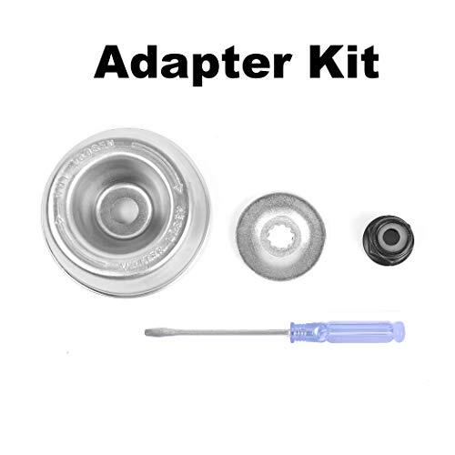 10″x80T Carbide Tip Brush Blade W/Adapter Kit for Cutter,Trimmer,Weed Eater,2SET