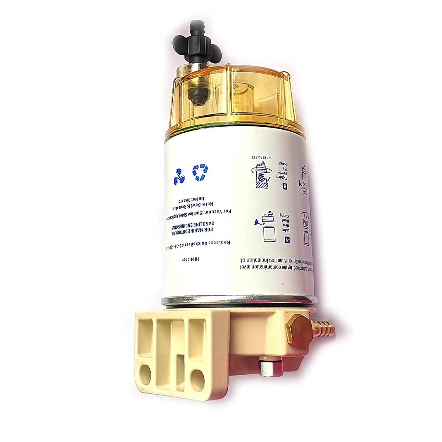 DEVMO S3227 Fuel Filter Water Separator Complete Durable 1/4”-18 NPTF Port C…