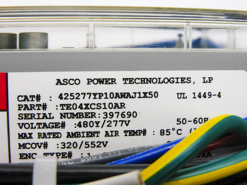 ASCO TE04XCS10AR 42577YP10AWAJA1X50 277V NSNP