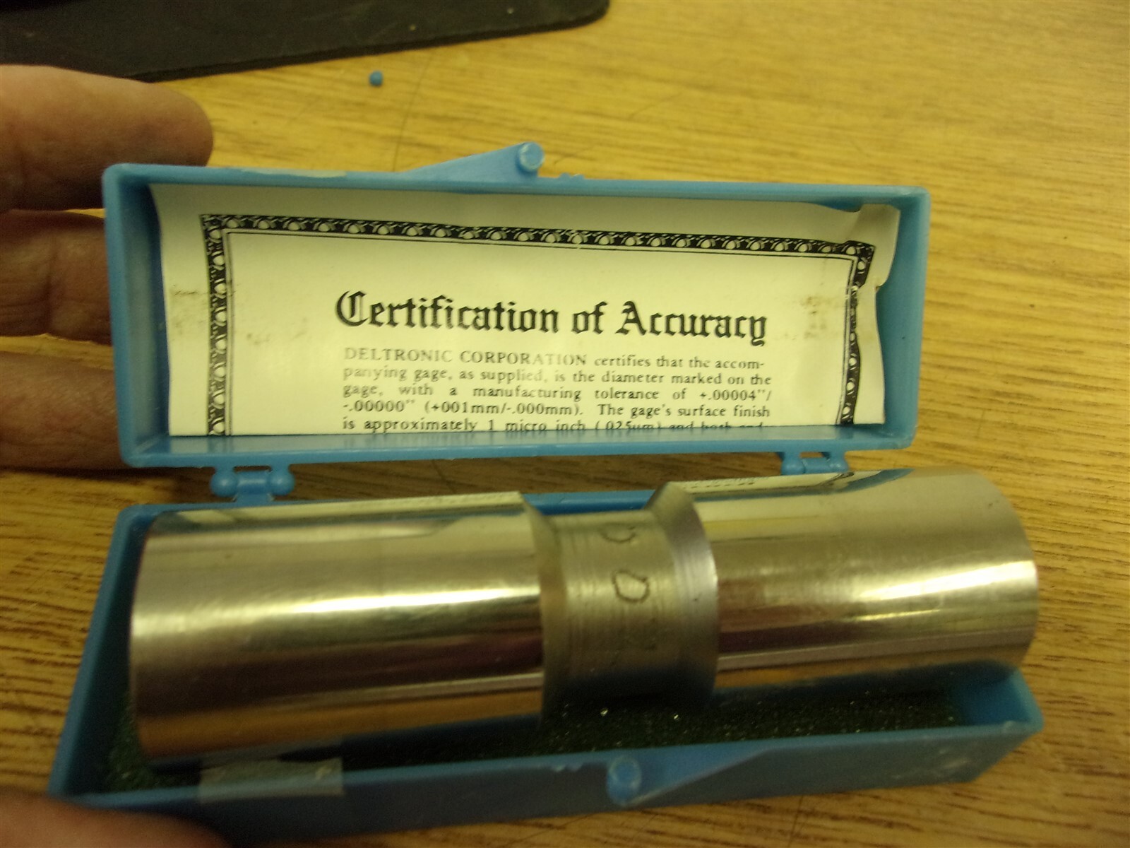 NEW Deltronic 1.0020 Pin Plug Gage Gauge *FREE SHIPPING*
