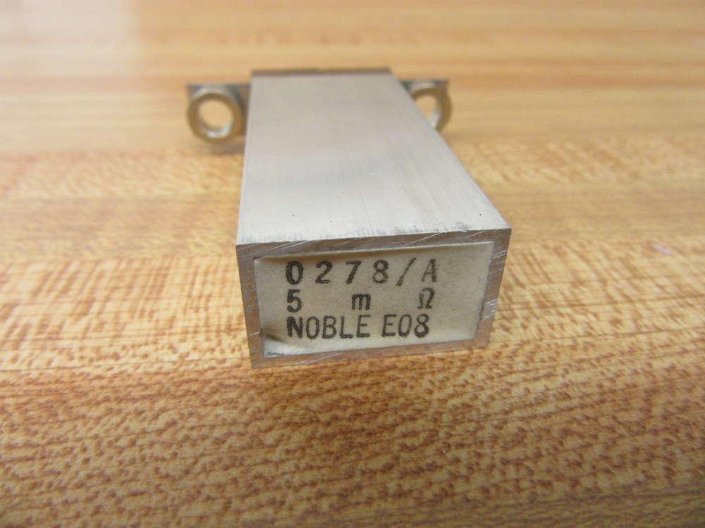 Noble 0278/A Resistor 0278A 5 m Ω E08 (Pack of 6)