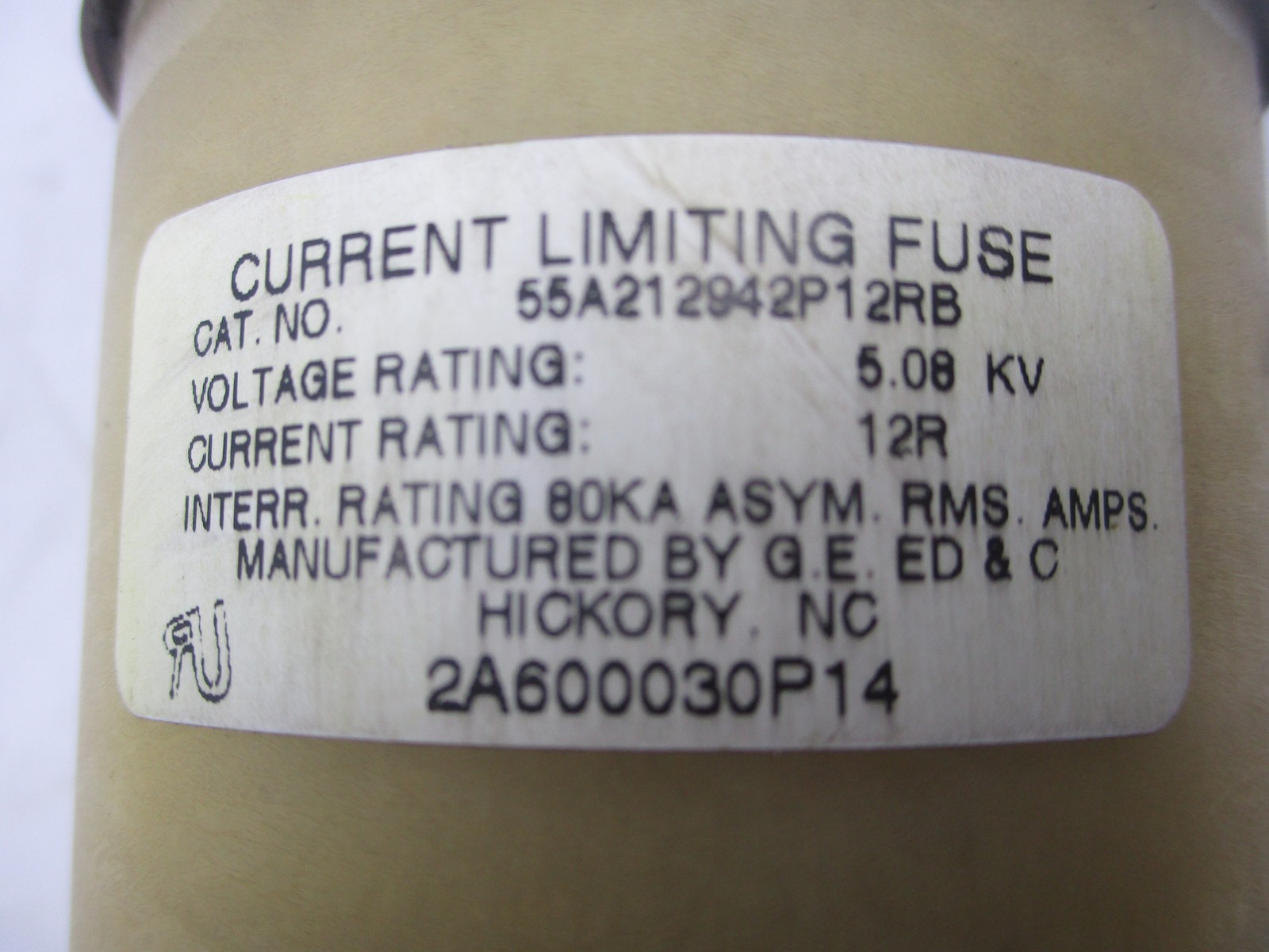 GENERAL ELECTRIC 55A212942P12RB 5.08KV 12R NSNP