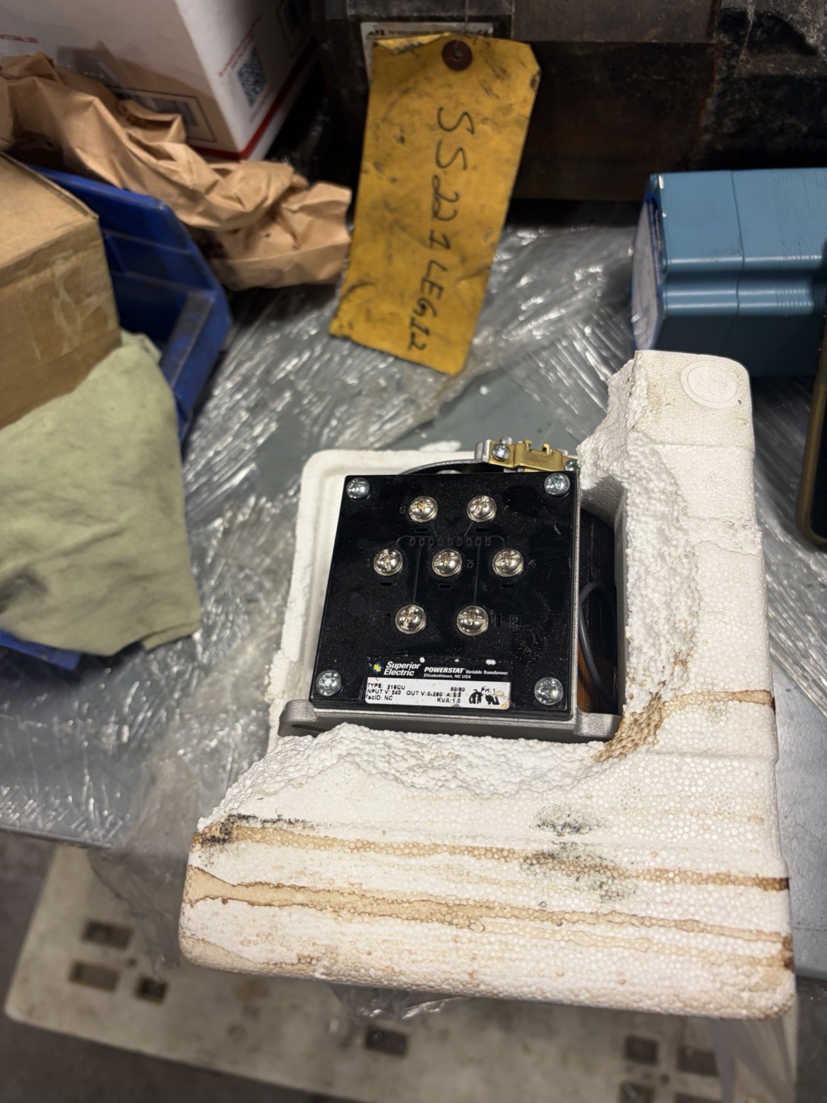 New SUPERIOR ELECTRIC Variable Transformer Powerstat 216CU