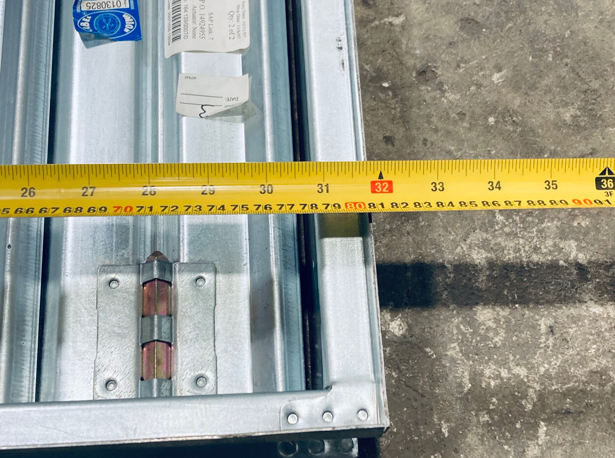 UNUSED GREENHECK MBD-15 GALVANIZED MANUAL BALANCING DAMPER 18″X32″ MULTI-BLADE